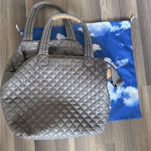 MZ Wallace Large Metro Deluxe Tote- Magnet